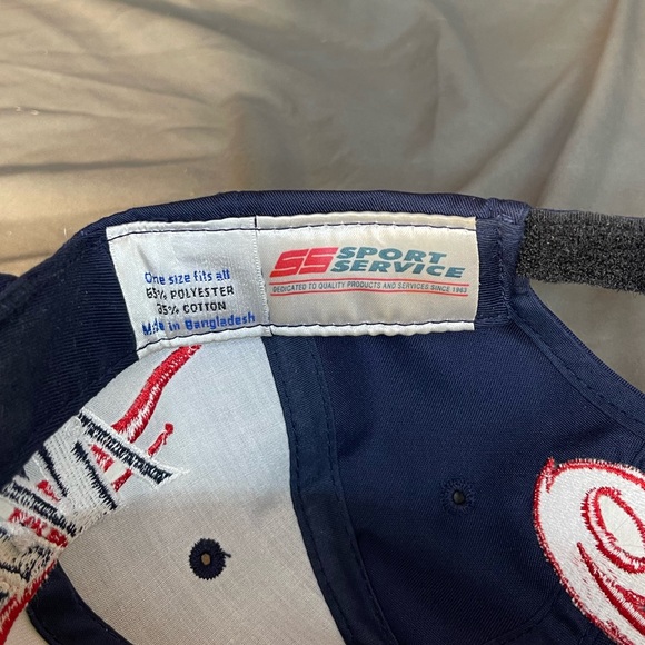 Vintage 90's Valvoline Racing Mark Martin #6 Roush Racing Nascar Strap Back Cap - Picture 6 of 6